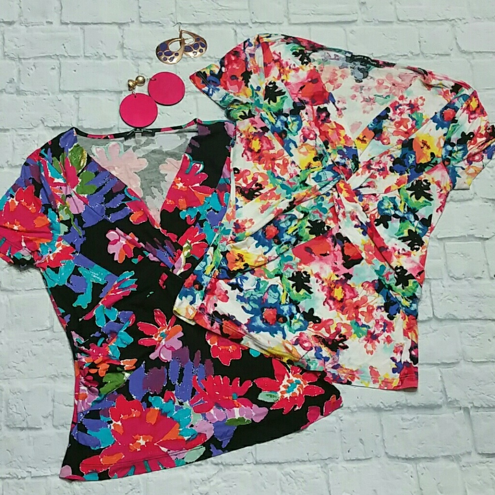 💜2 Pretty & Colorful Blouses💙💚💛❤